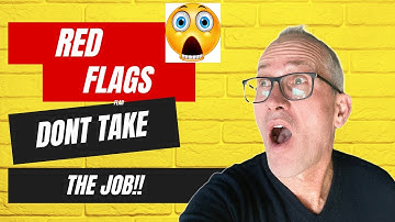 Job Interview Red Flags  Signs You Shouldn