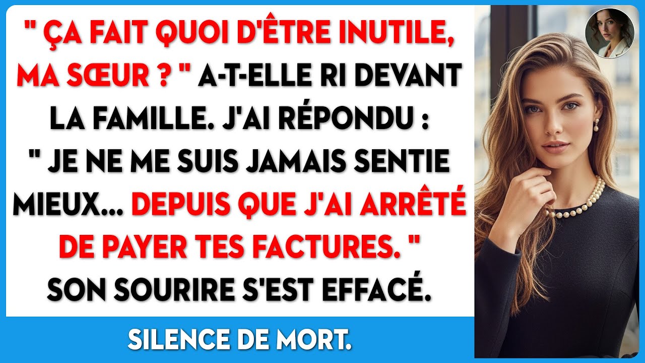 À Noël, ma sœur a ri devant toute la famille : " Ça fait quoi de se sentir inutile ? "