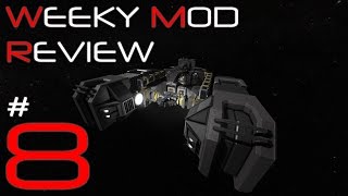Space Engineers - Weekly Mod Review # 8 - Stone Crusher, Concrete Blocks & Thrusters!
