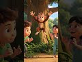 Little Monkey Jumps – Fun Jungle Rhyme for Kids | Animal Poem Animation