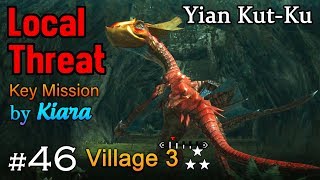 MHGU Chapter 46 Village 3 ★ LOCAL THREAT Key Hunt Mission Yian Kut-Ku Gameplay
