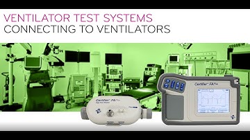 TSI社製人工呼吸器テスタ「Certifier FA Plus」 人工呼吸器への接続方法