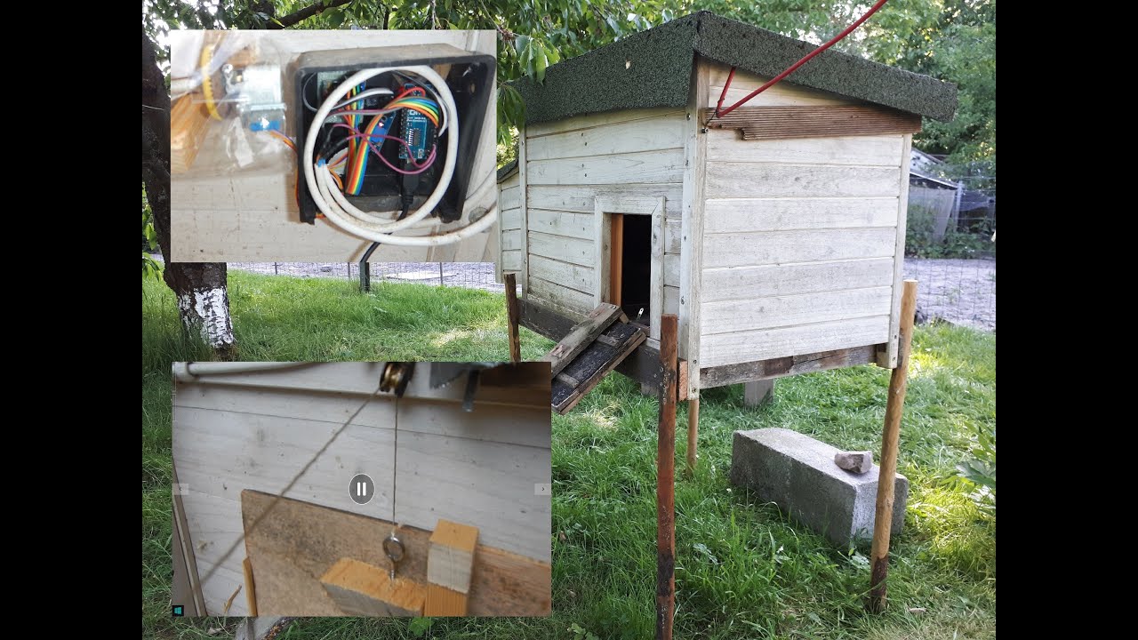 Mon poulailler piloté par Arduino (la revanche!), pour un système automatique d'ouverture/ fermeture