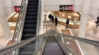FINAL RIDE: Schindler Escalators at Former Lord & Taylor, Walt Whitman Shops, Huntington Station, NY