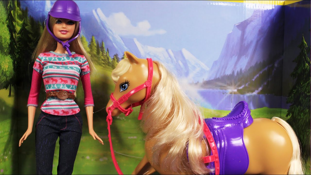 Barbie Tawny Horse and Doll Set / Barbie z Koniem Tawny Mattel www