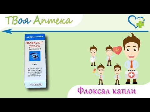 Флоксал капли - показания (видео инструкция) описание, отзывы - офлоксацин