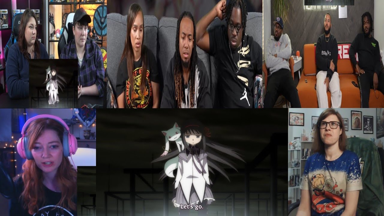 MADOKA MAGICA  EPISODE 12 REACTION MASHUP!!