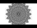 Mandala drawing tutorial