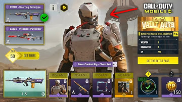 Season 10: Vault AU79 Battle Pass Detailed Look! Gameplay + All Rewards & More! CODM