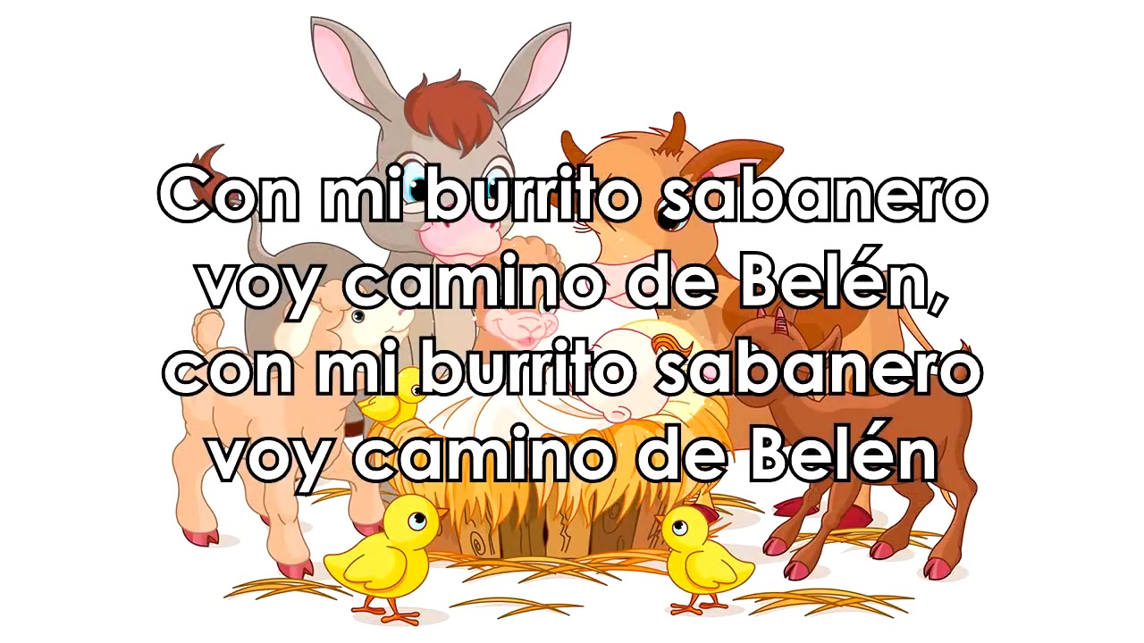 Mi burrito sabanero,con letra,el burrito de velen,villansicos,musica