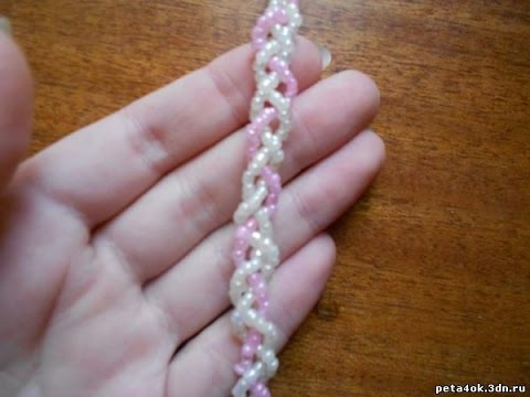 Схемы плетение из бисера для начинающих детей (видео)