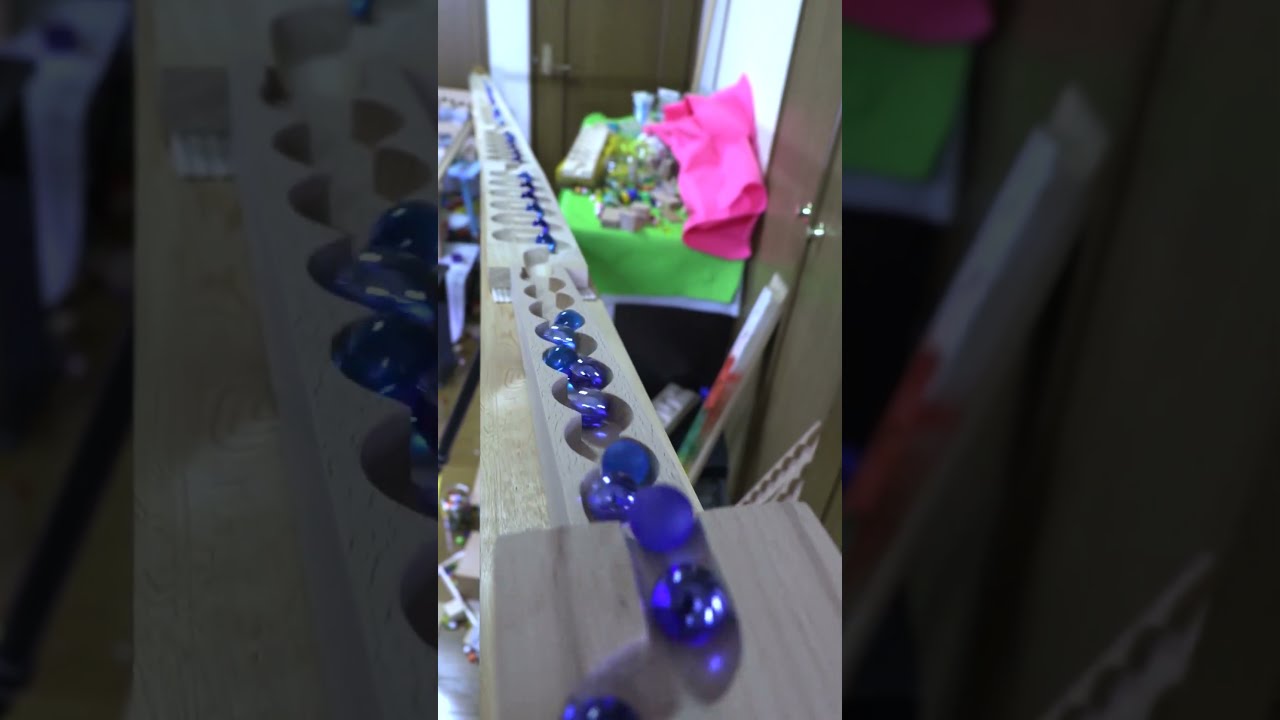 marble Run 小さな大工さん木製ウェーブスロープ クアドリラ HABAラージサークル 鉄琴 Wooden ramp 2026-8/17#marblerace #marblerun