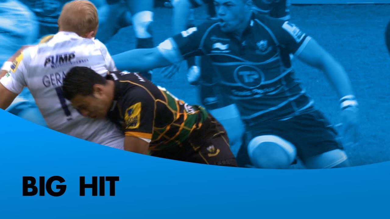 George Pisi's big hit on Shane Geraghty