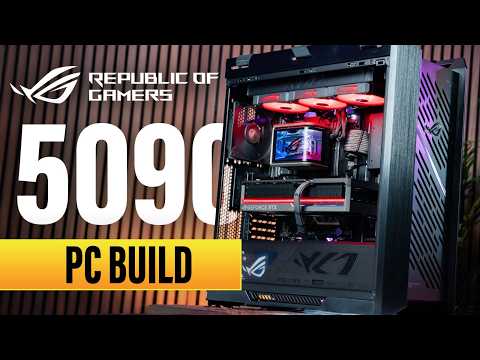 The Ultimate 5090 Gaming PC | ROG Strix Helios II, Ryzen 9 9950X3D, 5090 Astral OC | PC Build