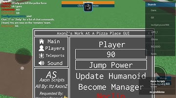 Roblox Fe Script Showcase (Work At A Pizza Place Gui)