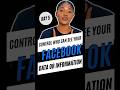 How to protect your information on Facebook #contentcreator #facebooksecurity #socialmediatips