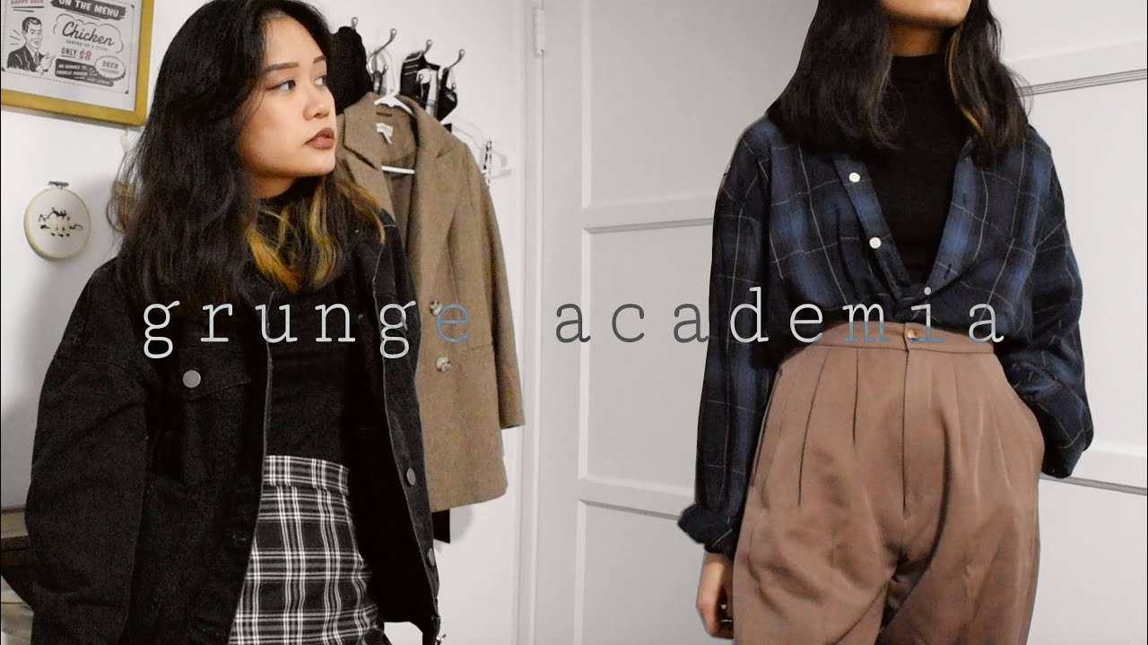 Grunge Academia Outfit Ideas Youtube