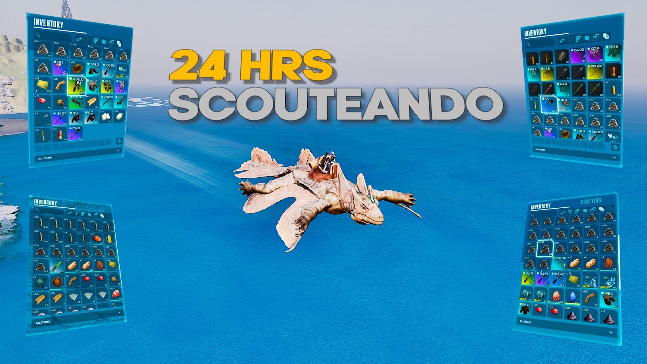 ESTUVE 24 HORAS SCOUTEANDO EN SMALL TRIBES Y PASÓ ESTO | ARK ASA SMALL TRIBES [7]