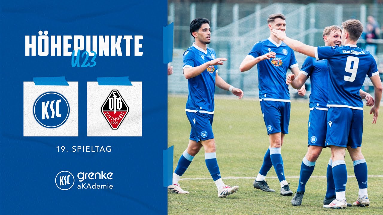 Höhepunkte KSC U23 - VfB Eppingen