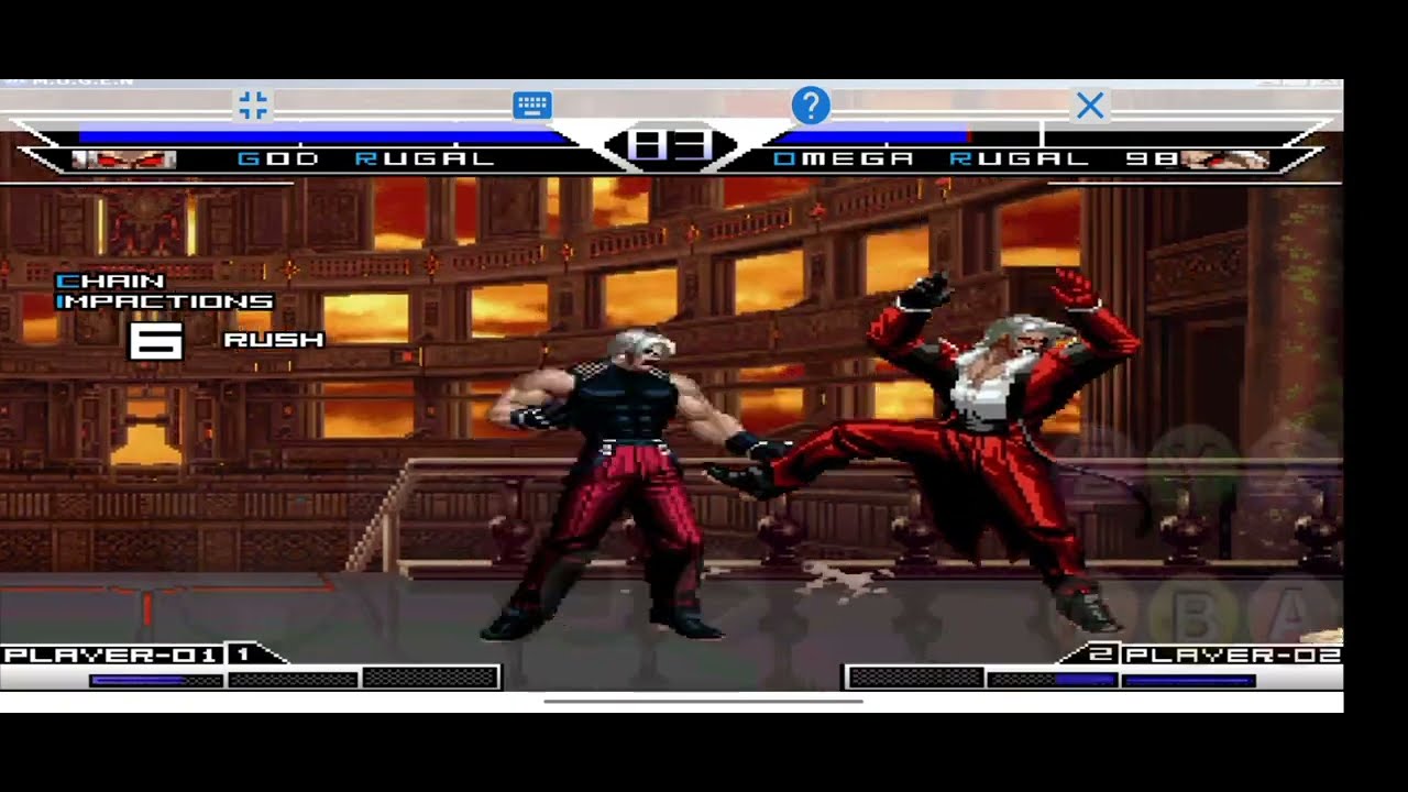 [KOF Mugen ] God Rugal vs Omega Rugal Boss 98 - YouTube