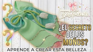 🔴Lazo coletero con Tulipan /listón de 7.5 cm #lazos #moños #tutorial #handmade #diy 