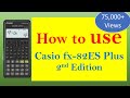 How to use scientific calculator Casio fx-82ES Plus - Tutorial Video [2021]