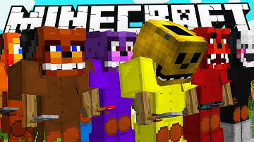 ✔Minecraft: How to Get ALL FNAF Characters & Animatronics (Custom Command!) [HD]