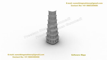 Video Building Collapsing Simulation using Maya