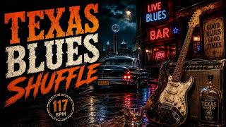 Texas Blues Shuffle 🔥 Dirty Blues Rock Groove | 90 Minutes of Whiskey Bar Blues