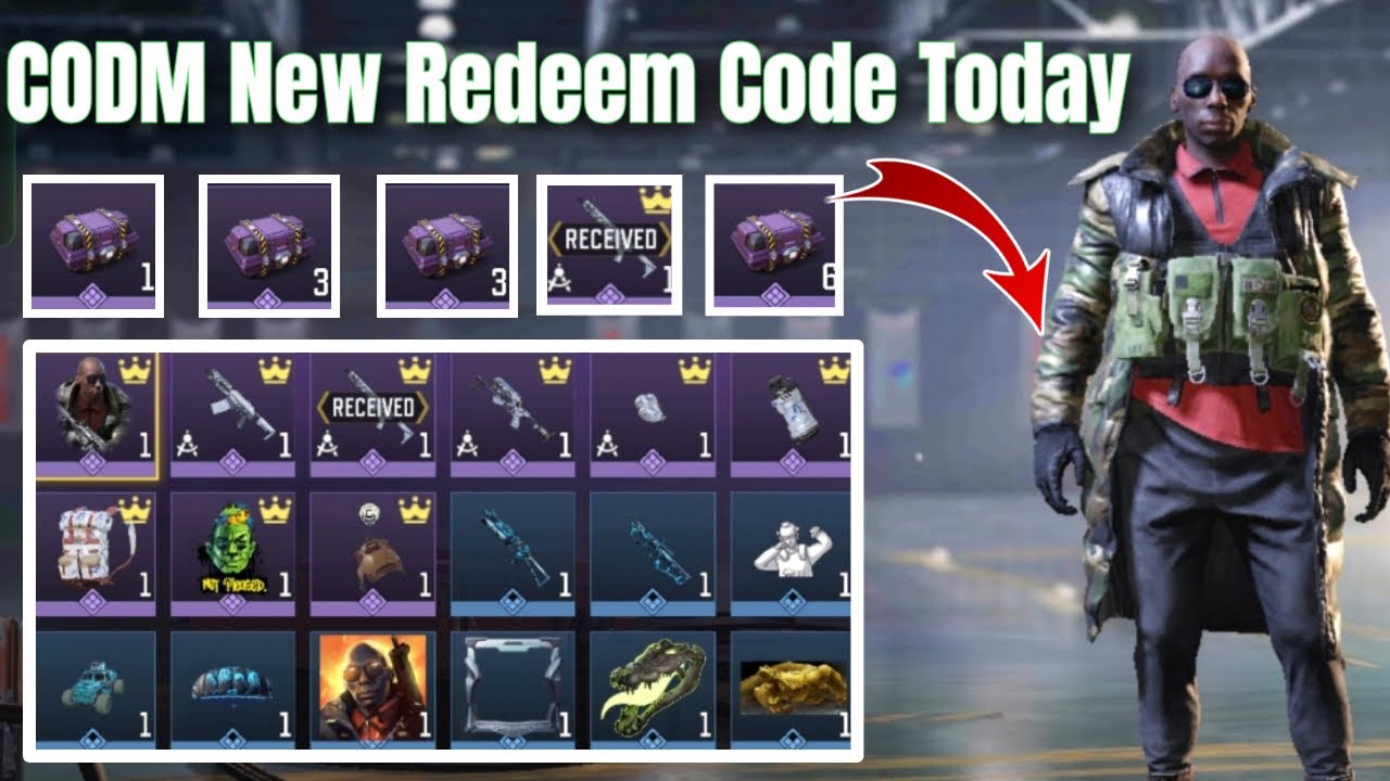CODM New Redeem Code Today | Call Of Duty Mobile New Redeem Code Today ...