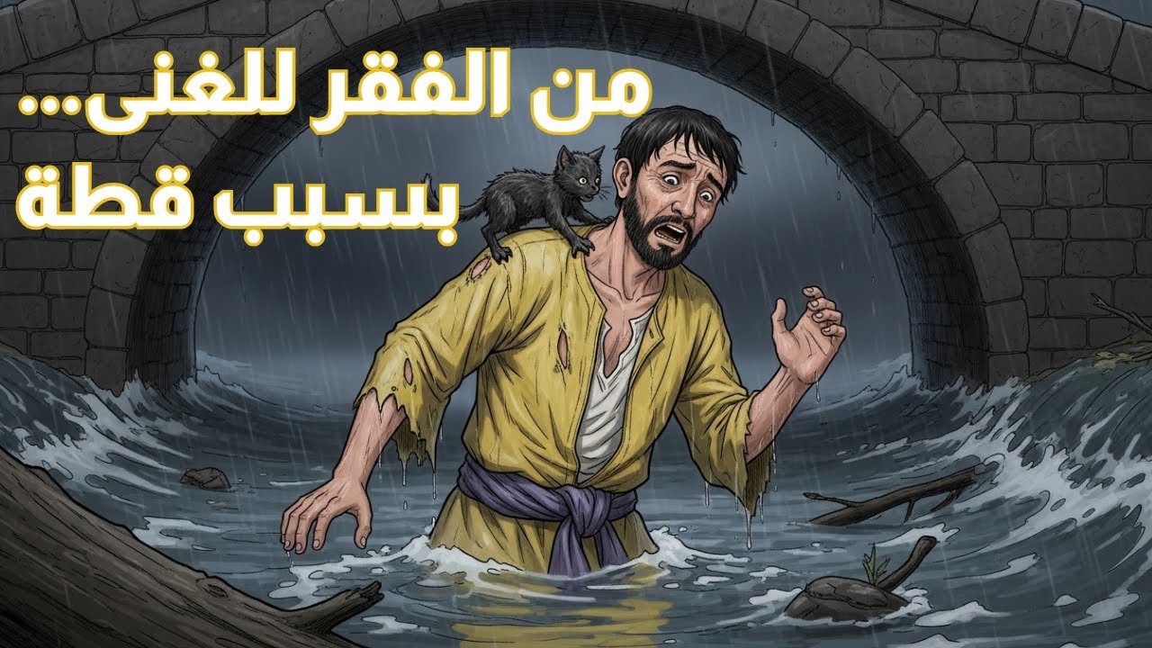 من التشرد إلى الثراء… حكاية رجل فقير أنقذ قطة فحقق الله له ثروة عظيمة!