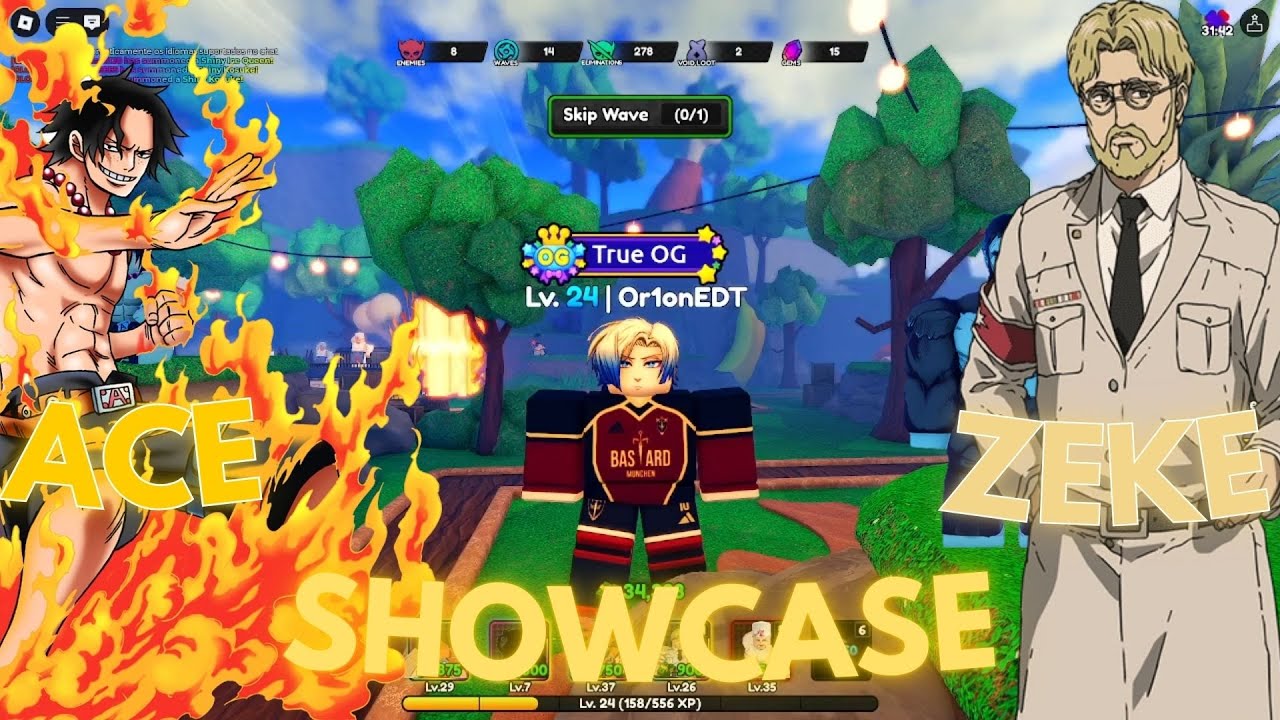 SHOWCASE ACE AND ZEKE JAEGER - ALL STAR TOWER DEFENSE X UPDATE 1!