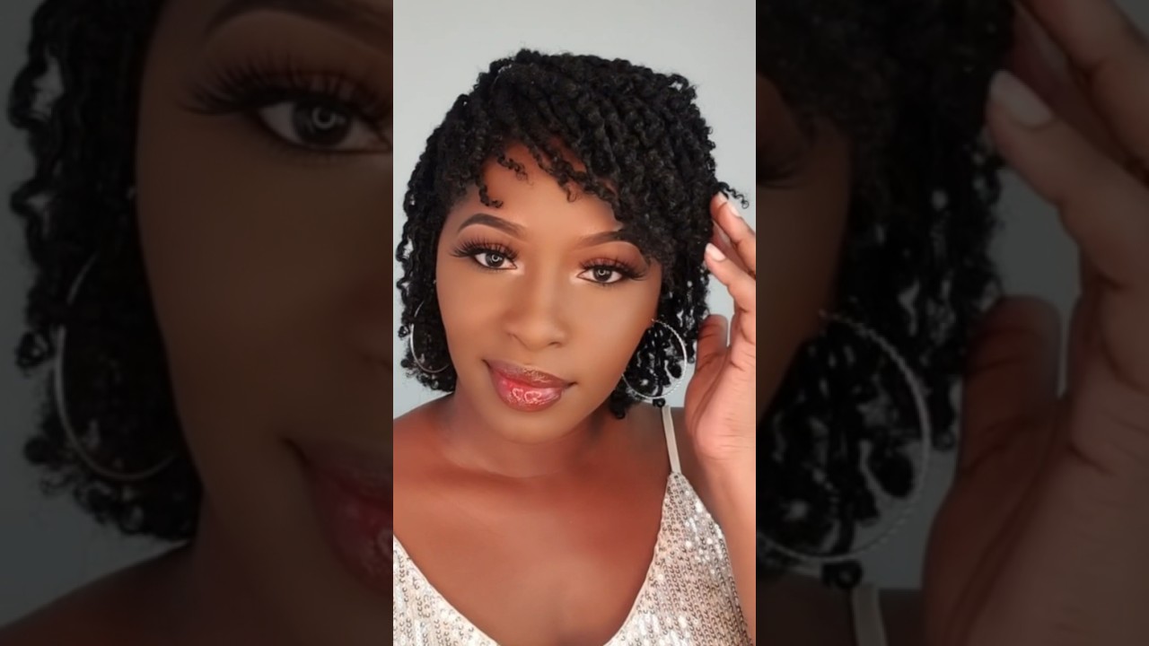 Quick and Easy Twist Out on Short Natural hair 