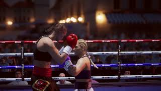 Battle Of The Boxing Queens Delfine Persoon Vs. Ebanie Bridges