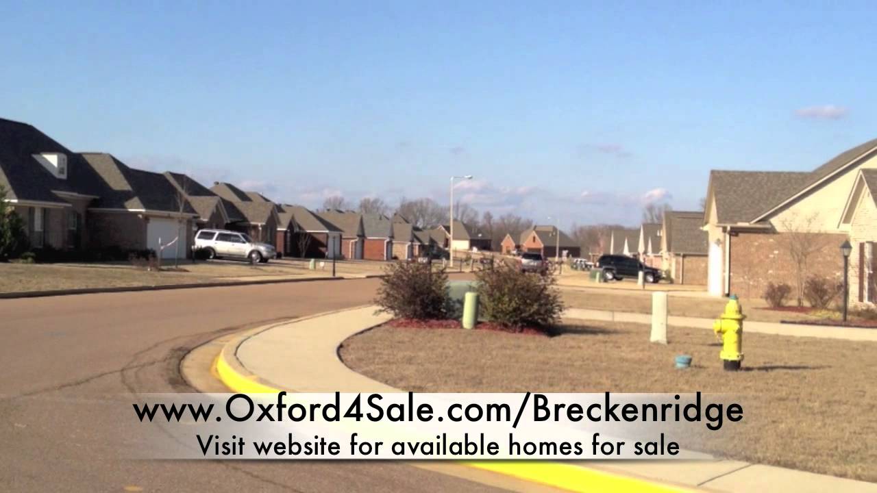 Breckenridge Homes for Sale Oxford, MS 38655 Real Estate YouTube
