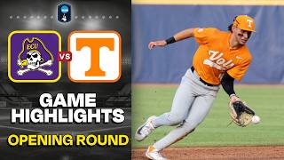 East Carolina vs Tennessee (WHAT A GAME!) Baseball Highlights | NCAA Regional Opening Round (2026)