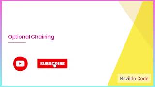 Optional chaining in typescript | Typescript course | Full tutorial for beginners | #revildo_code