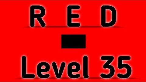Red Level 35 Full Walkthrough Gameplay Android Barte Bonte IOS RED Puzzle Game