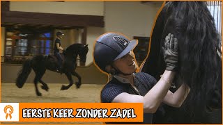 ZONDER ZADEL OP JOHNNY!! | PaardenpraatTV