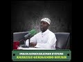 FRIDAY SERMON BY IMAAM AHMAD SULAIMAN FRIDAY SERMON BY IMAAM AHMAD SULAIMAN