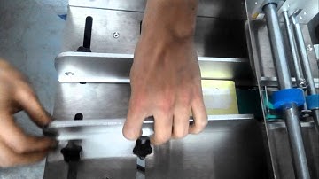 Automatic Cards Labeling Machine , Teaching Video Three