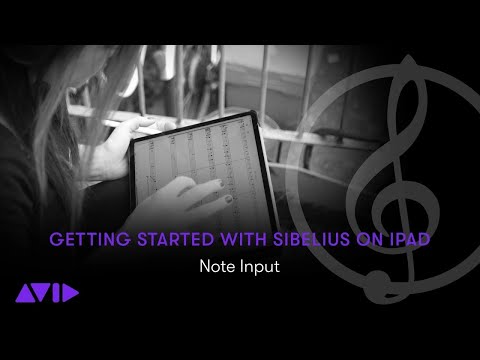 Sibelius for Mobile on iPad: Note Input