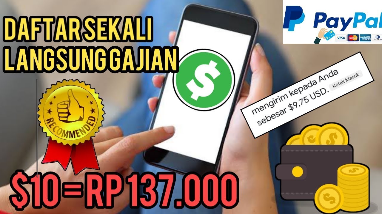 10$ = Rp 137.000 sudah cair, aplikasi terlegit penghasil uang & dollar