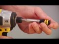 DeWalt magnetic screw lock system