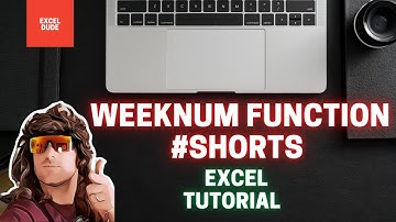 Find the week number in Microsoft excel 2023 - How To Do It Easily ( NEW excel shorts )