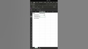 Find the week number in Microsoft excel 2023 - How To Do It Easily ( NEW excel shorts )