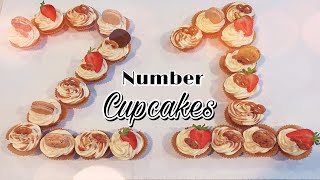 Decorating my 21st Birthday Cupcakes | Number Cupcakes 🧁