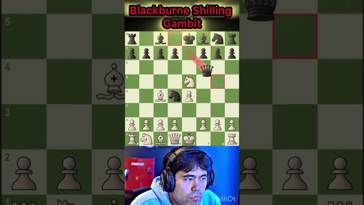 “What Is the Blackburne Shilling Gambit? Chess Trap Explained!” 😉