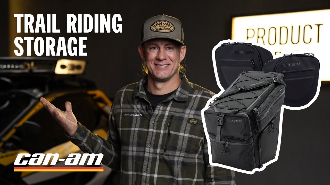 Can-Am Maverick R Rear Upper Door Storage Bags
