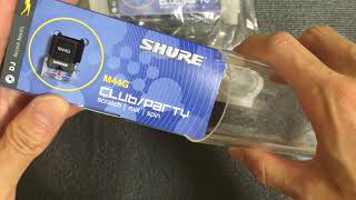 新品のShure M44Gカートリッジを眺めてみる